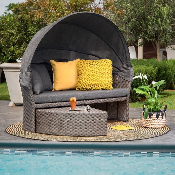 R1,500 off on Burma PE Rattan Patio Day Bed | OneDayOnly