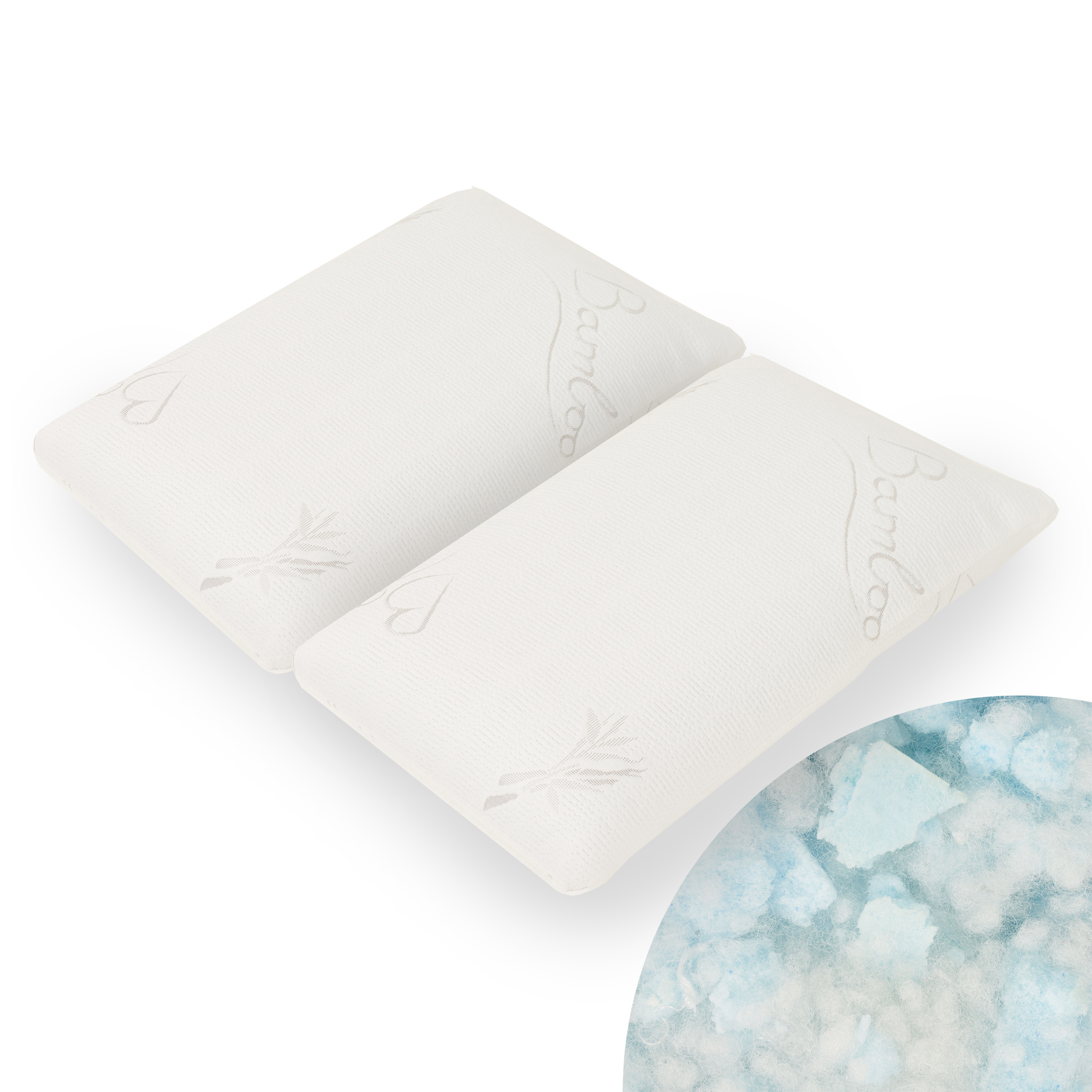 61 off on 2x Chip Gel Memory Foam Pillows OneDayOnly