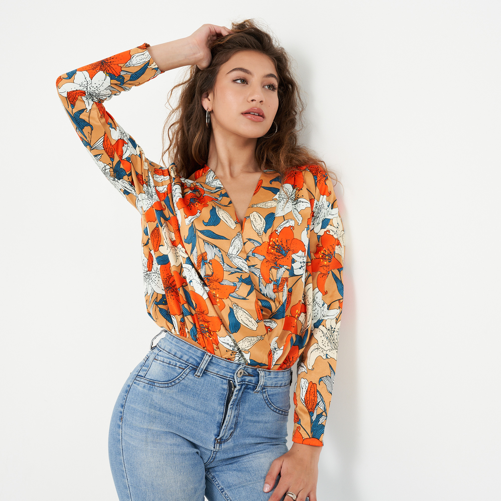 floral bodysuit womens