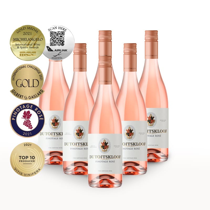 Pinotage Rosé 2021 (R53.17 Per Bottle, 6 Bottles)