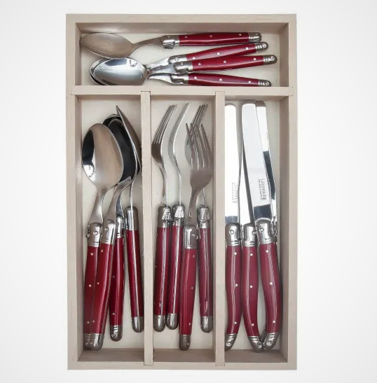 30% off on 16 Piece Cutlery Set in Wooden Box | OneDayOnly