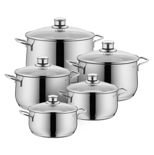 34 Off On 5 Piece Stainless Steel Cookware Set Onedayonly