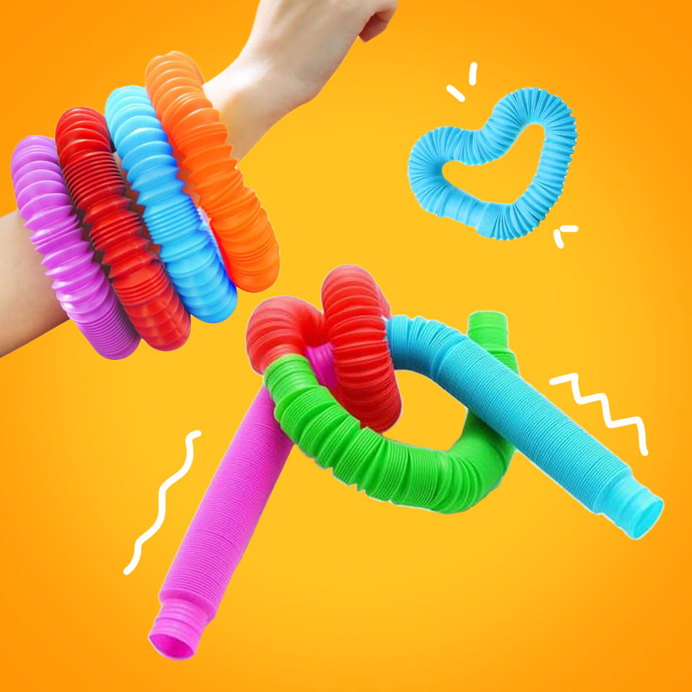 28% off on 4x Colourful Fidget Stretch Tubes | OneDayOnly