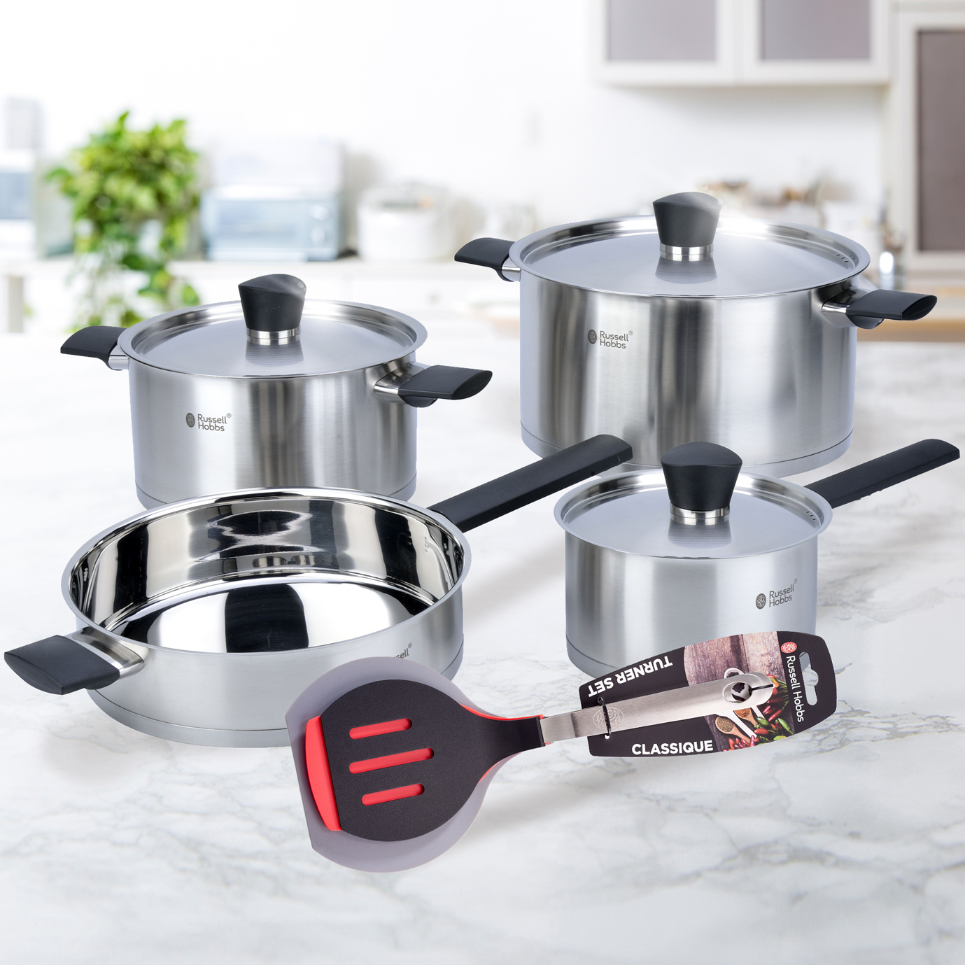 26% off on Russell Hobbs Cookware & Turner Set | OneDayOnly