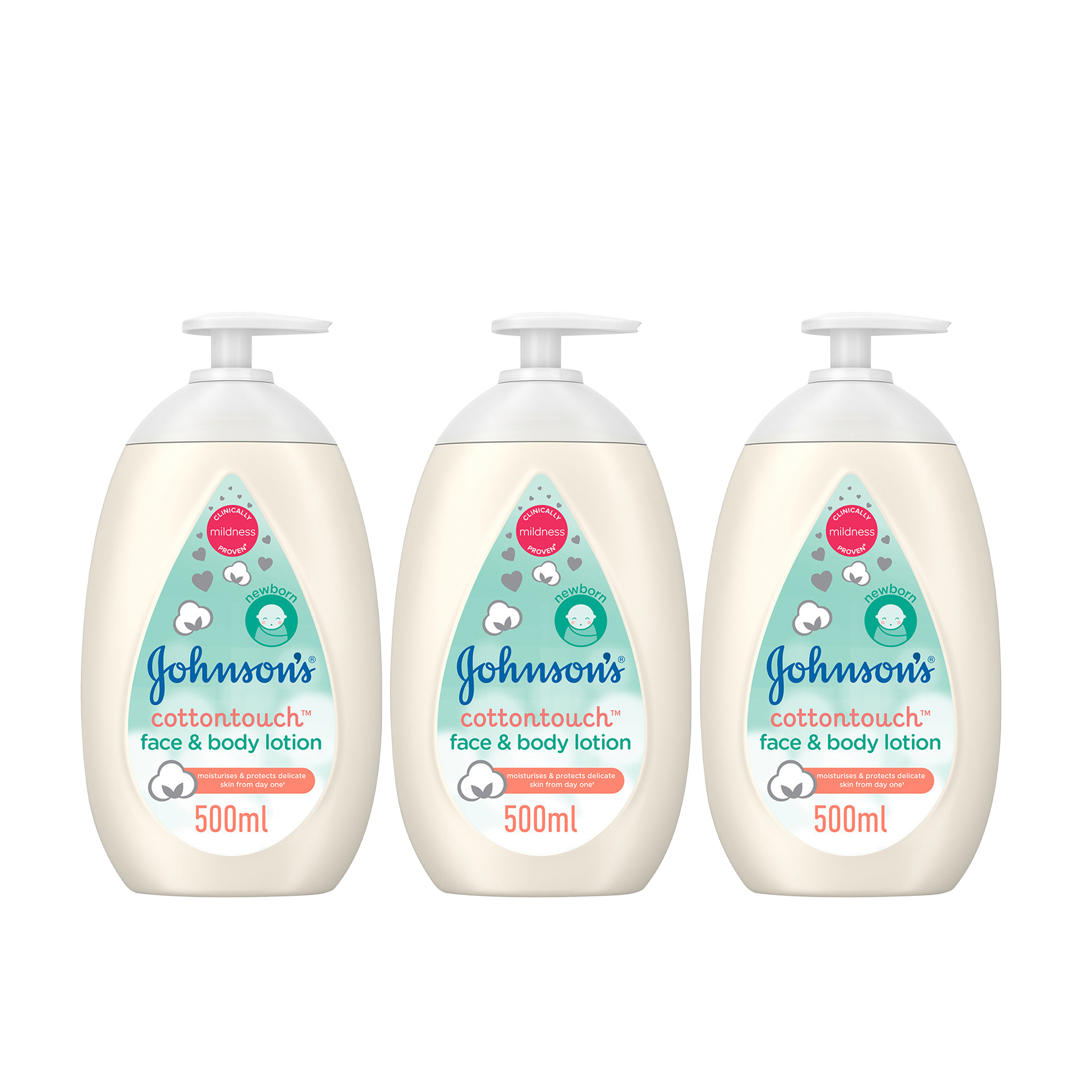 34 off on Johnson's Baby 3x 500ml Baby Lotion OneDayOnly