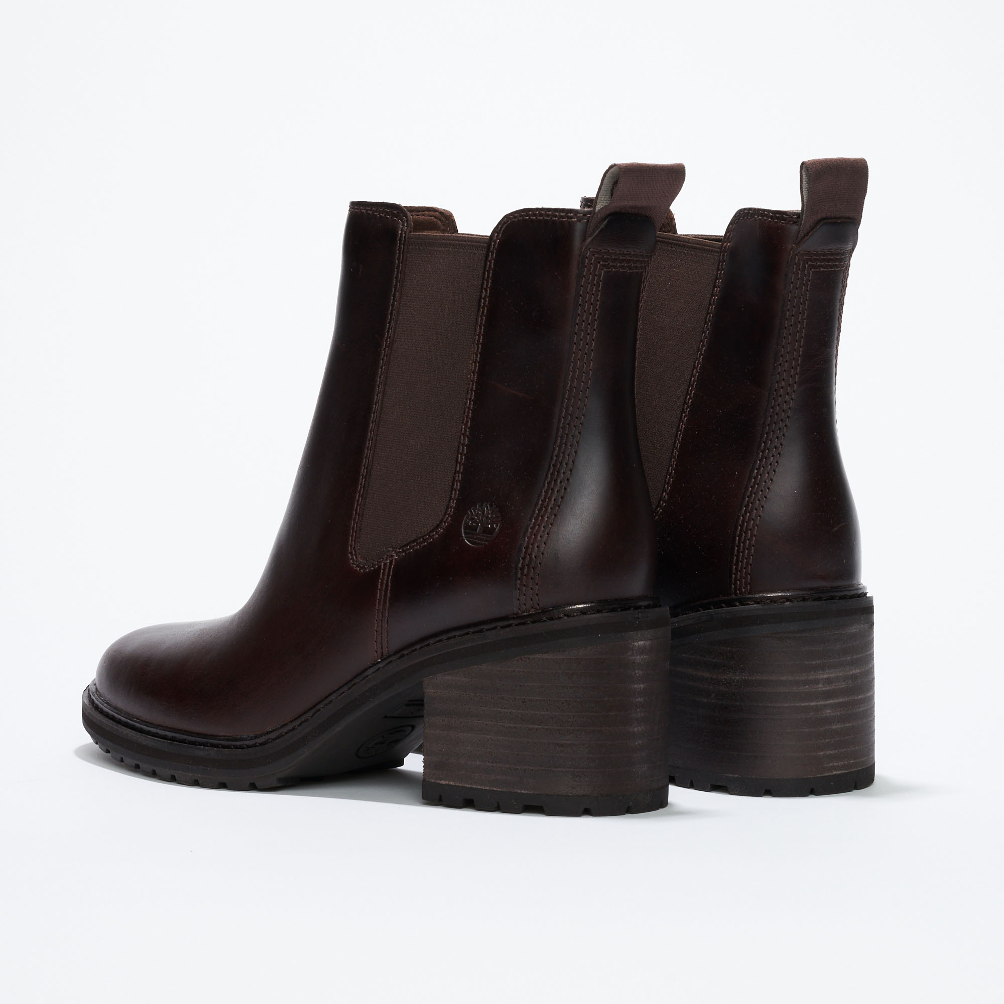 leather high chelsea boots