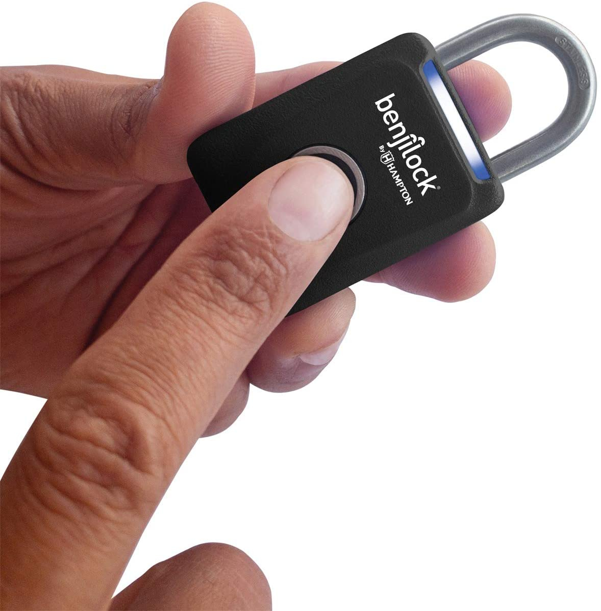 Black - 35mm Fingerprint Sport Padlock