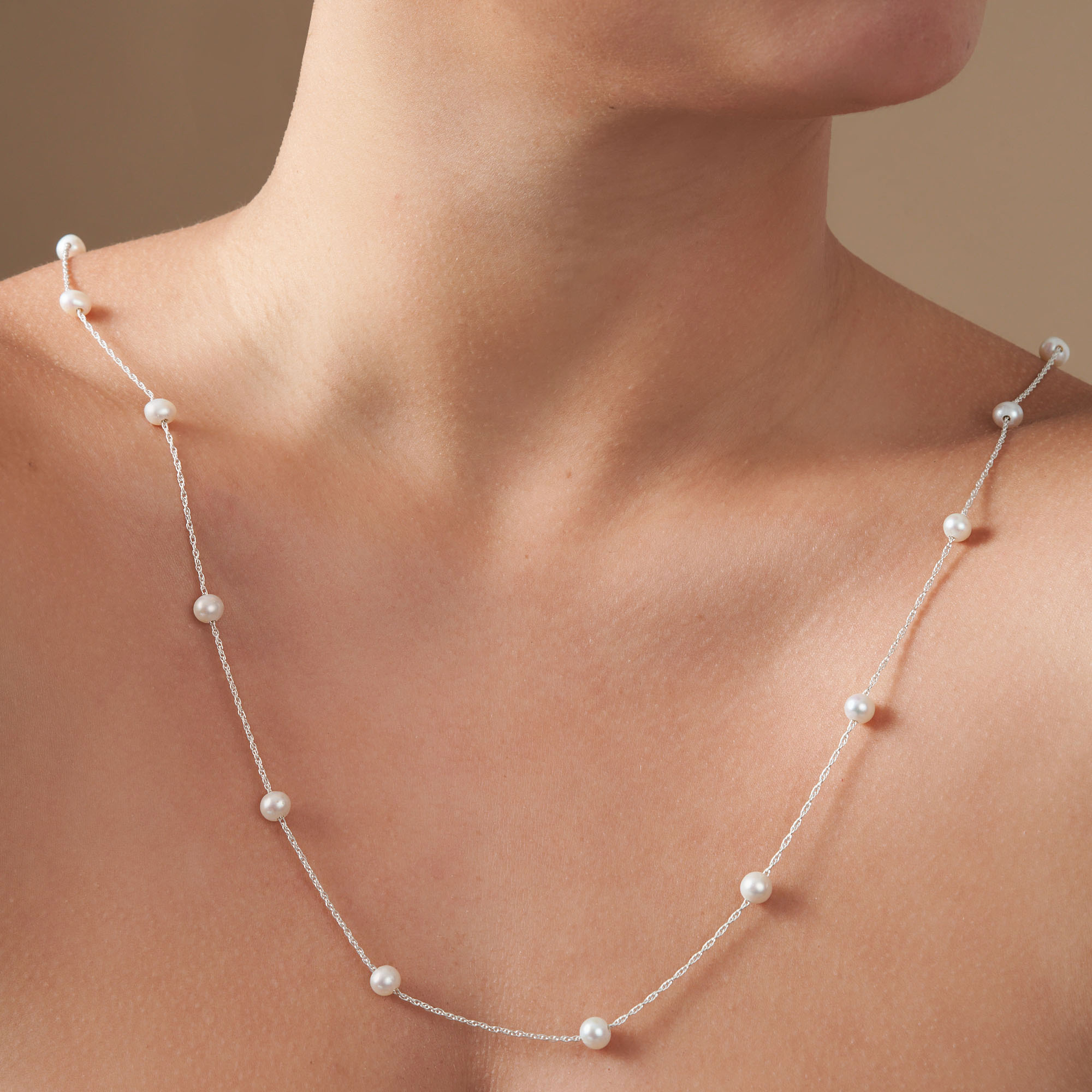 49 off on Long Pearl Station Necklace OneDayOnly