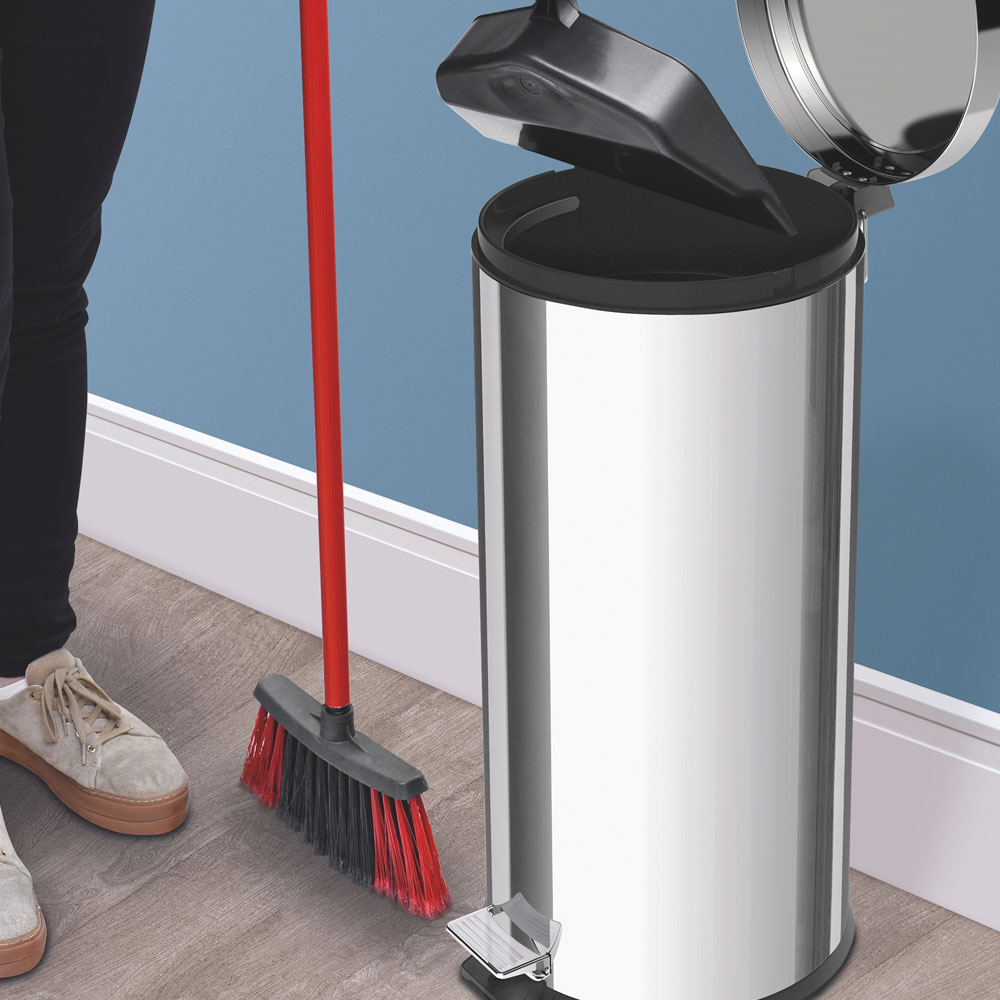 Stainless Steel Pedal Trash Bin