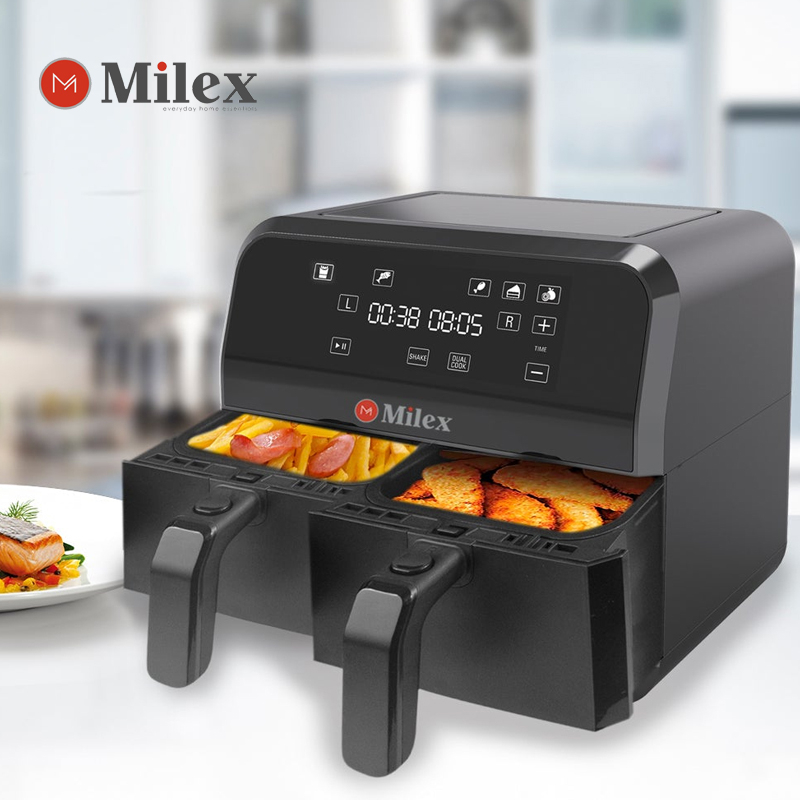 R500 Off On Milex 8l Dual Basket Air Fryer Onedayonly 1860