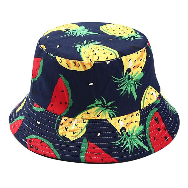 pineapple bucket hat with string