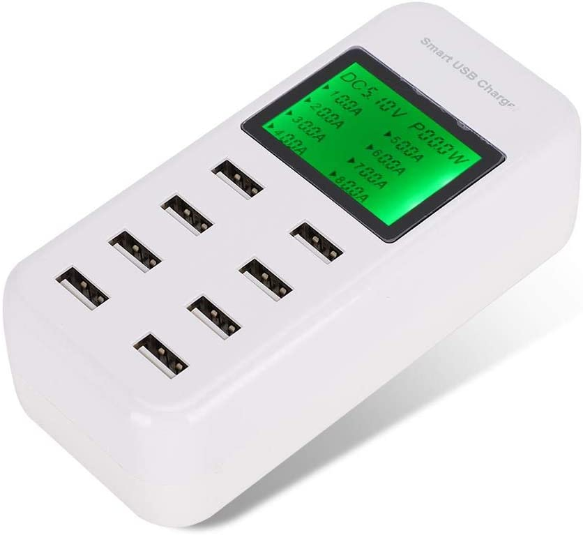 Image 4 of 8-Port Smart USB Charger with LED Display