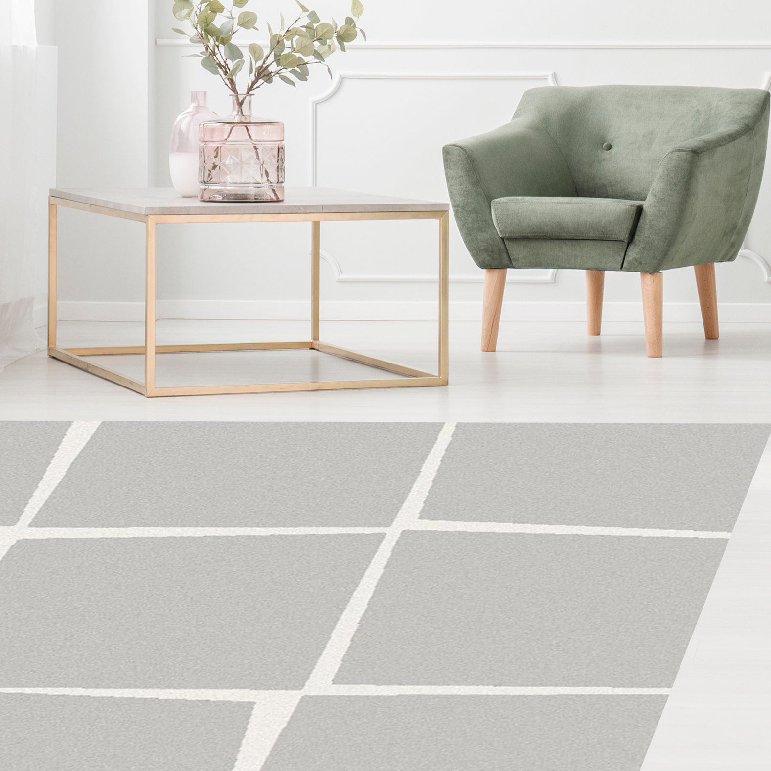 58% off on Shard Light Block Pattern Rug | OneDayOnly