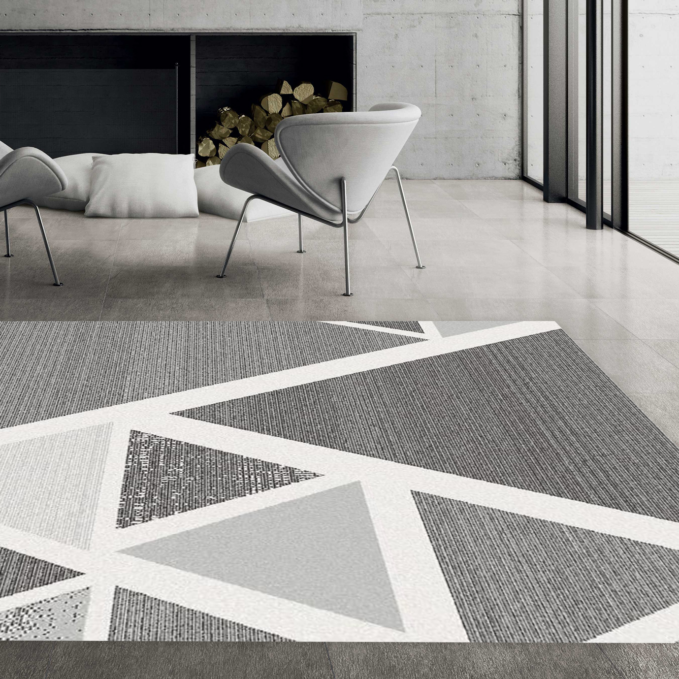 58% off on Rugs 4 U Shard Light Triangular Rug | OneDayOnly