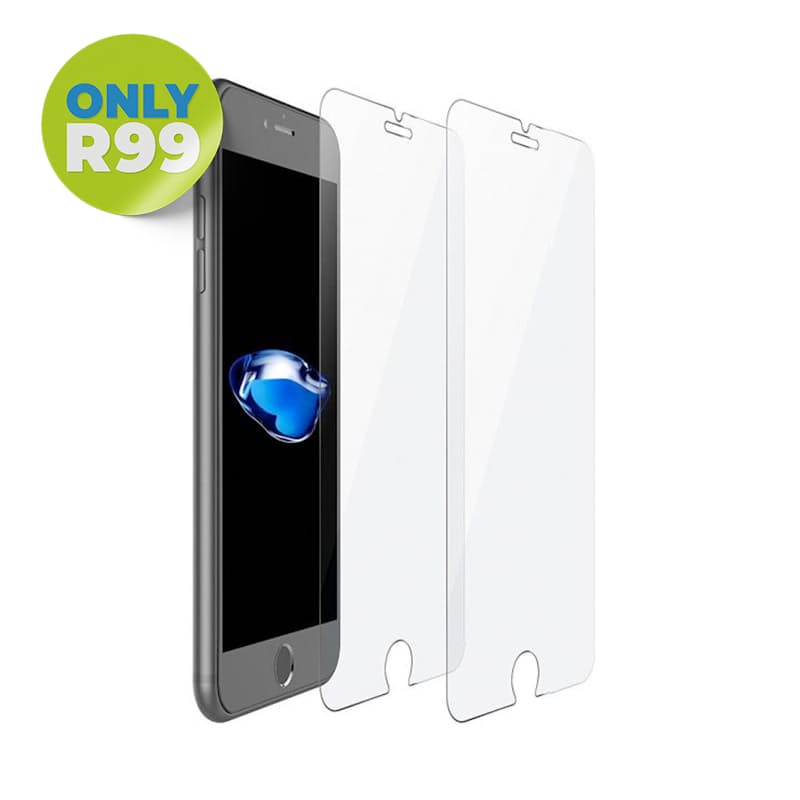 Pack of 2 Premium Tempered Glass Screen Protectors for iPhone