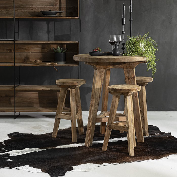 Reclaimed Pine Bar Set