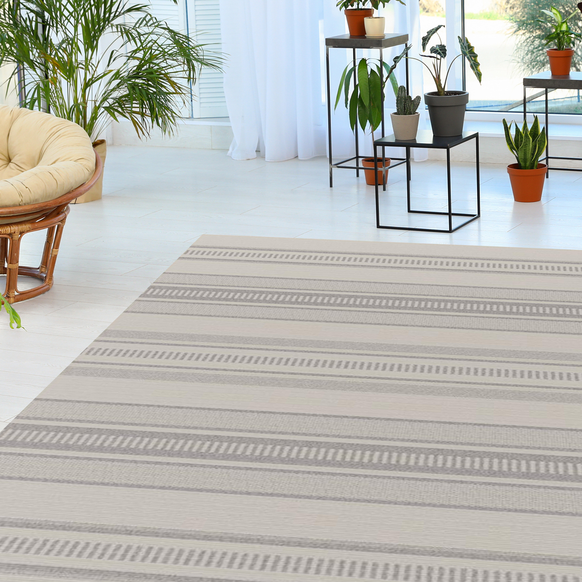 57% off on Rugs Warehouse Simple Light Grey Rug | OneDayOnly