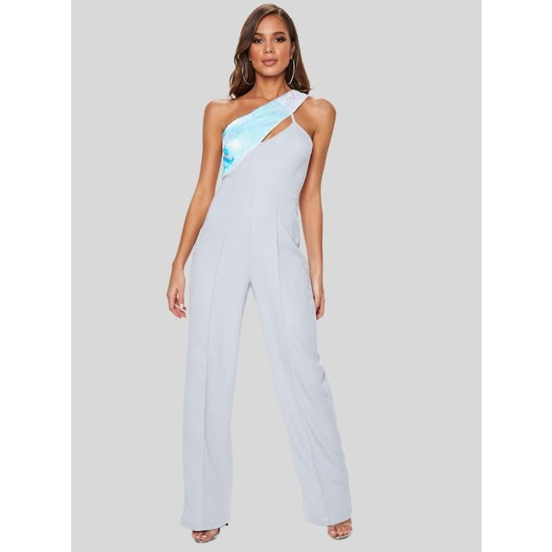 Missguided glitter hot sale jumpsuit