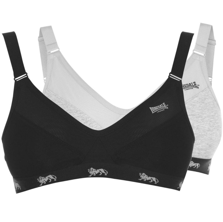 25 off on Lonsdale Pack of 2 Ladies Sports Bra OneDayOnly
