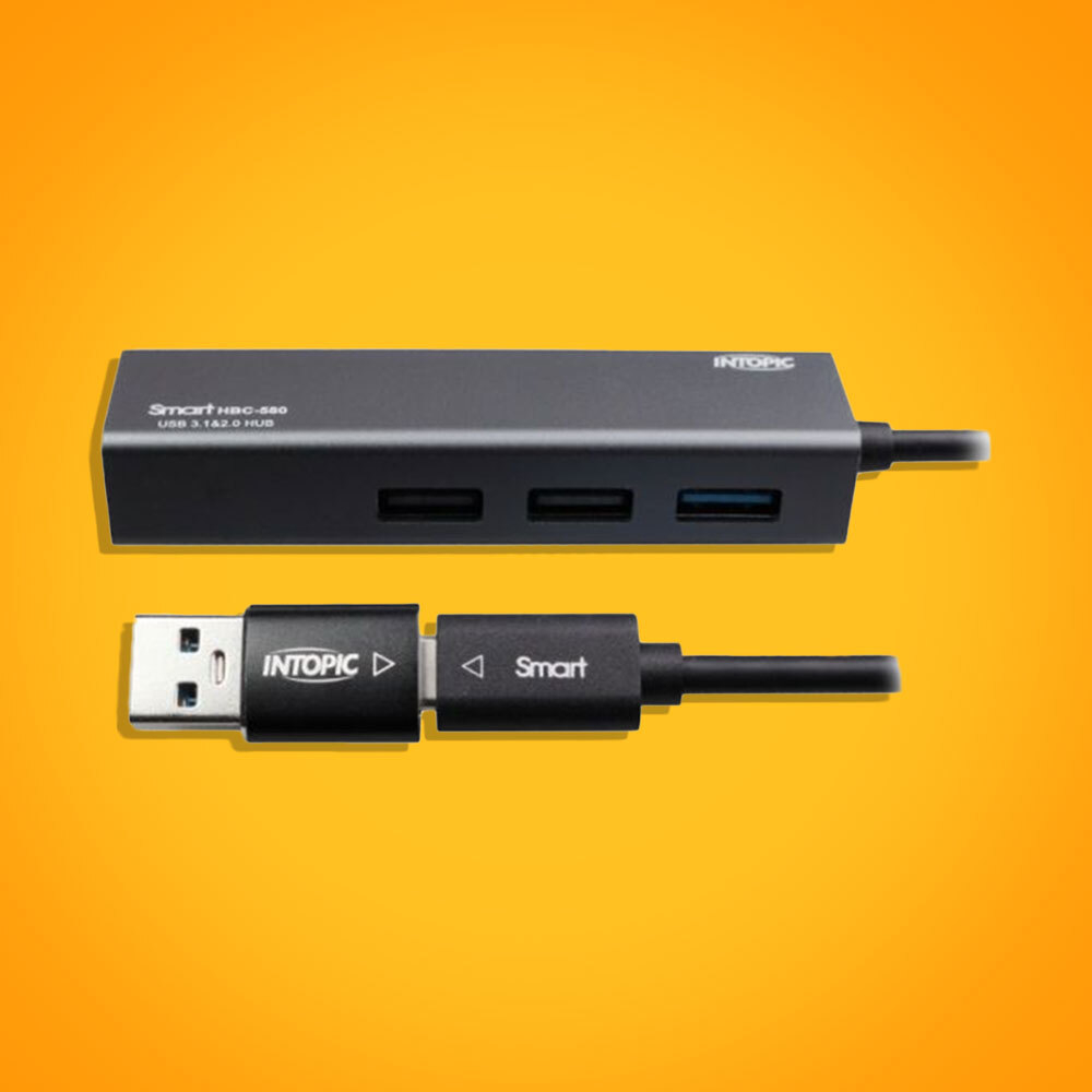 45% off on Intopic Aluminum Hub (USB3.1 & RJ45) | OneDayOnly