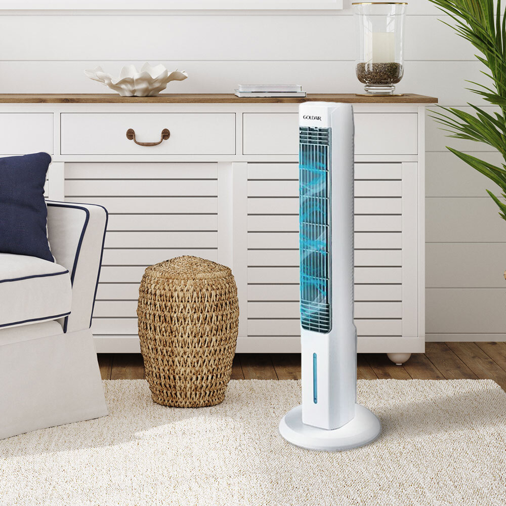 Tower fan water hot sale cooler