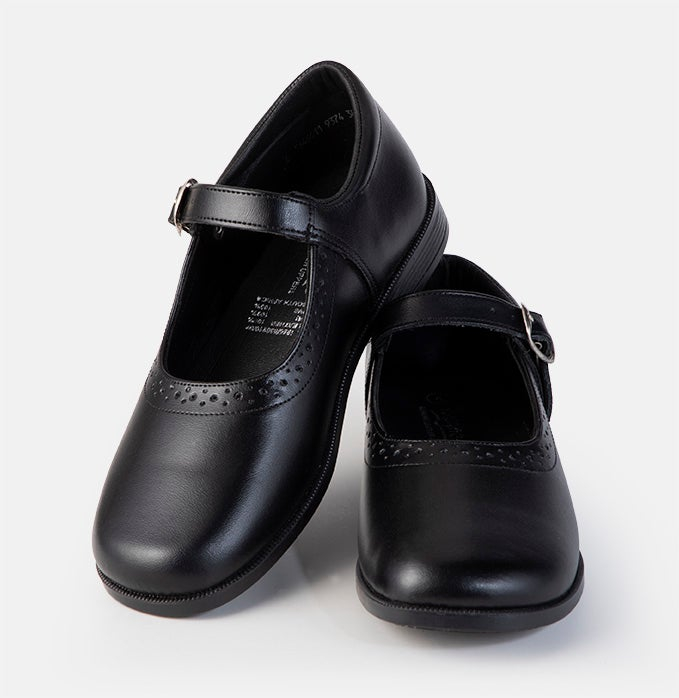 Toughees Buckle Up Genuine Leather School Shoes | OneDayOnly