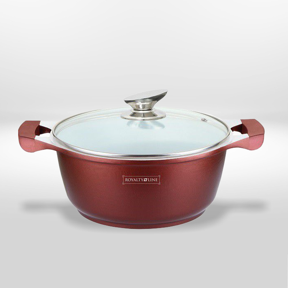 Ceramic or Marble Coating Casserole Pot