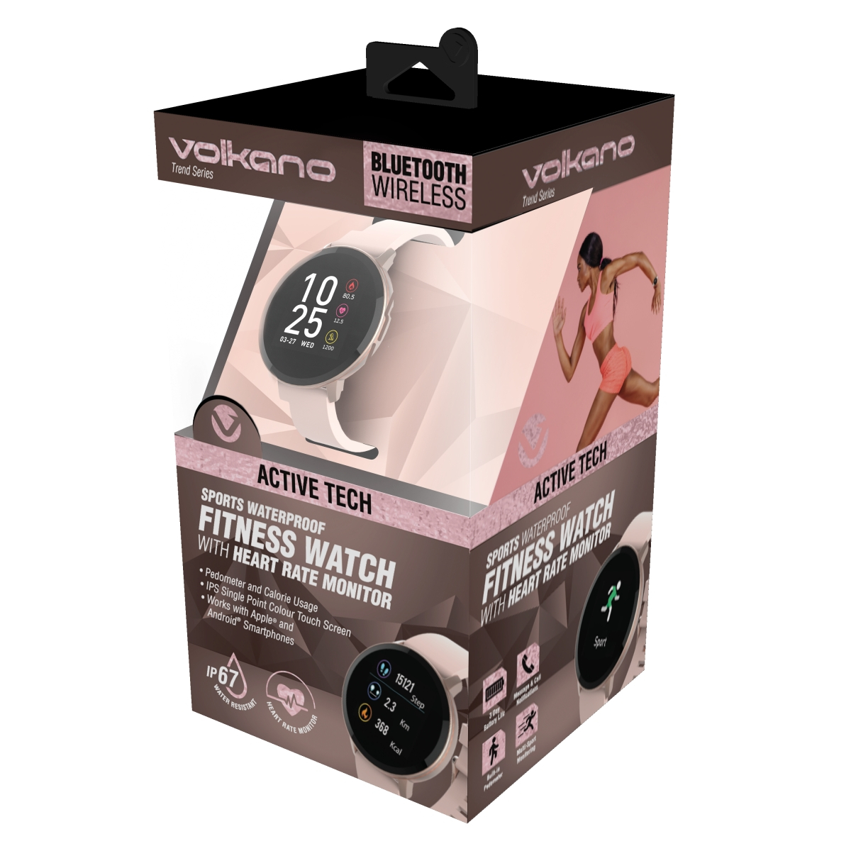 Volkano Fit Soul Series Smart Watch - Silver - GeeWiz
