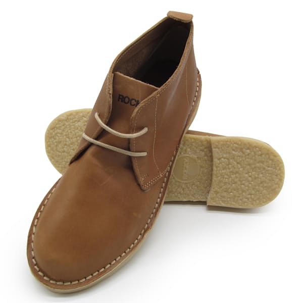 Men's Leather Gunnar Pull Up Tan Vellies