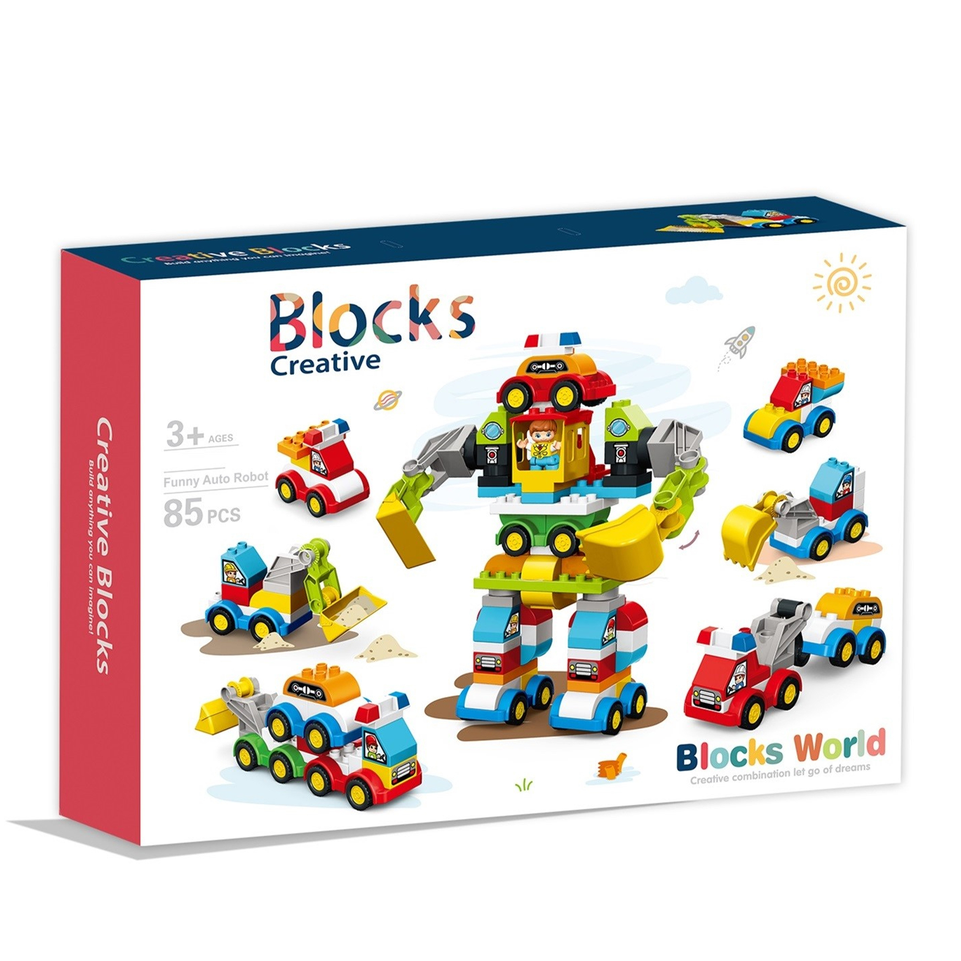 35 off on 85Piece Robot Building Block Set OneDayOnly