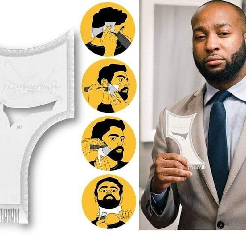 The Cut Buddy  Beard Shaping Tool and Hair Trimmer Guide