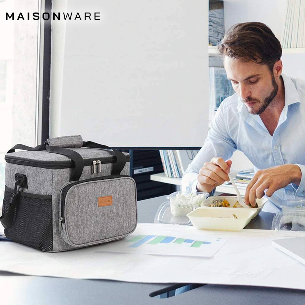 maisonware 15l insulated lunch box and cooler bag