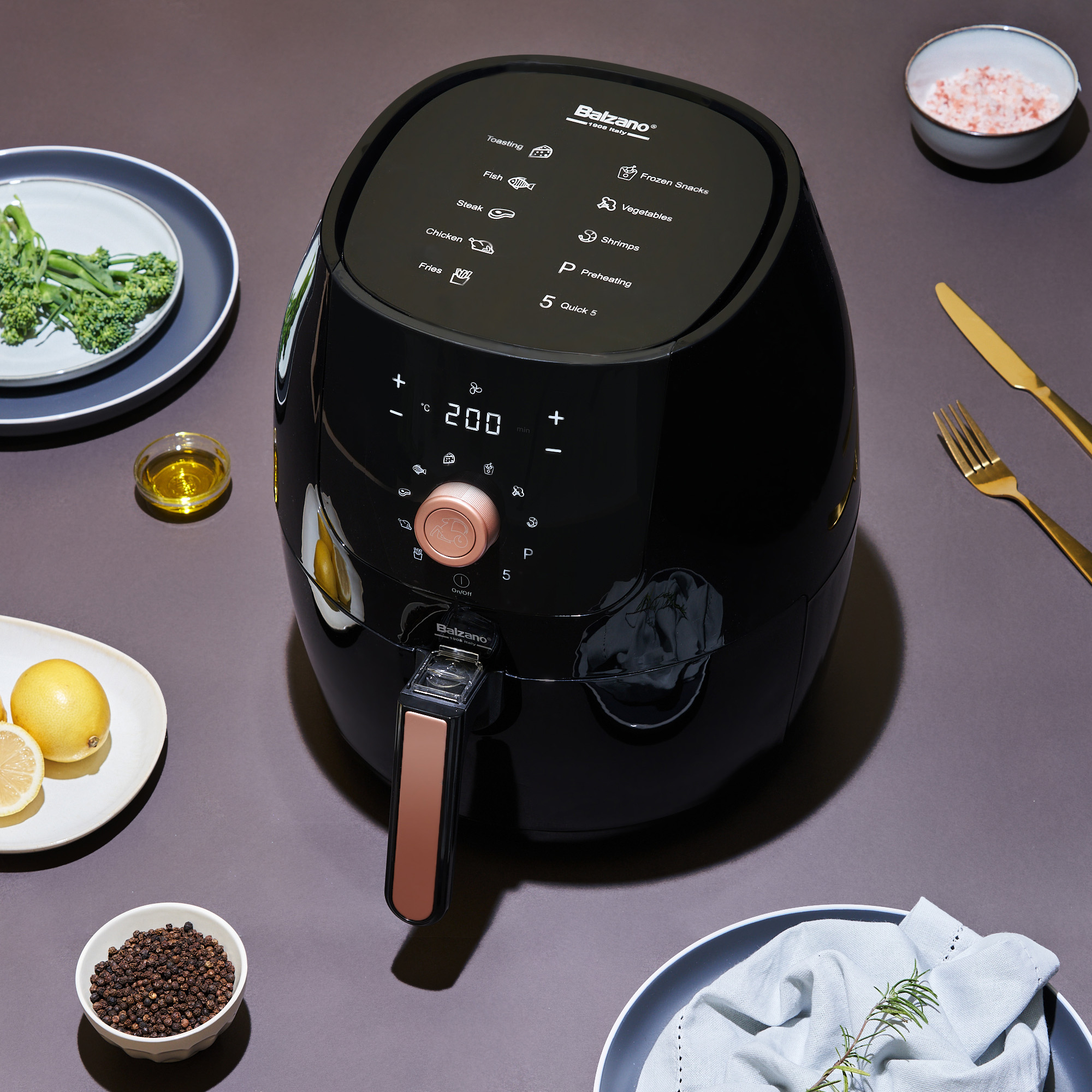 25 off on Balzano 1700W 5.5L Digital Air Fryer OneDayOnly