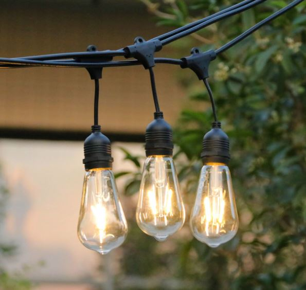 weatherproof festoon lighting 10m