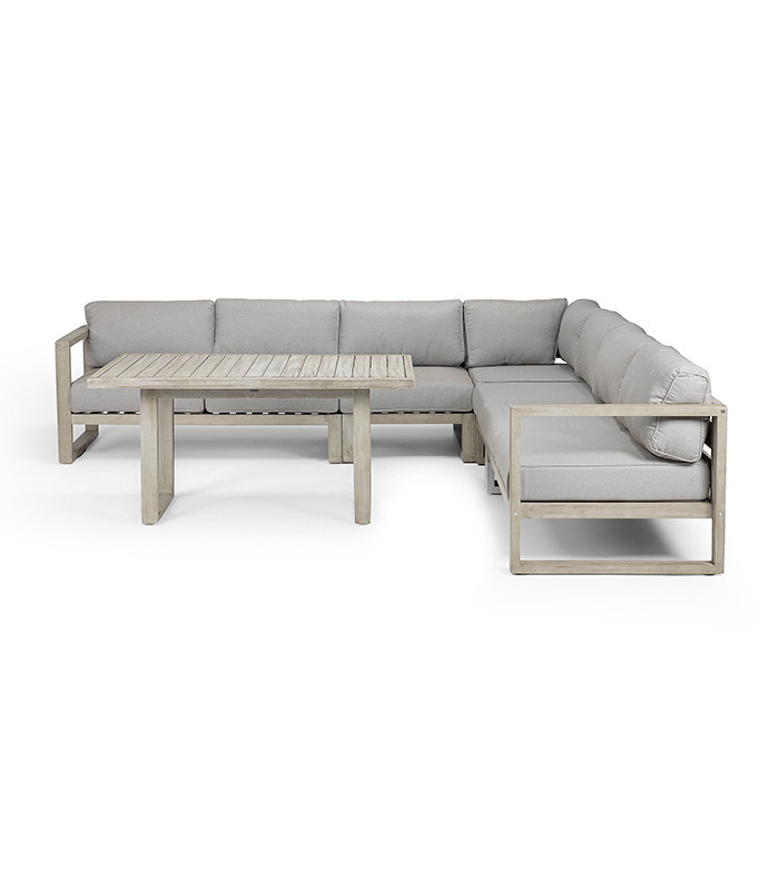 7 off on Light Grey Patio Lounge Set