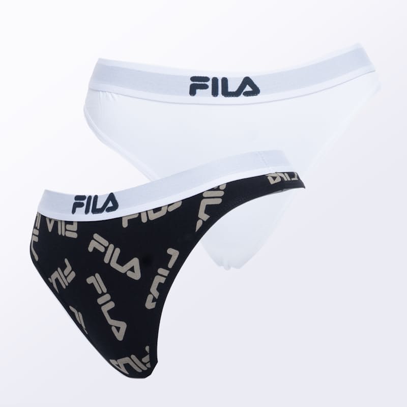 Fila WOMEN - Thong - white/black/grey/white 