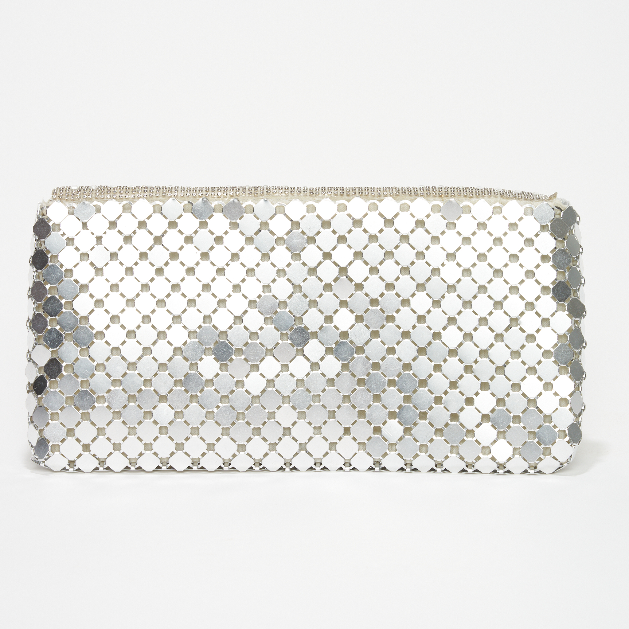 clutch prateada parfois