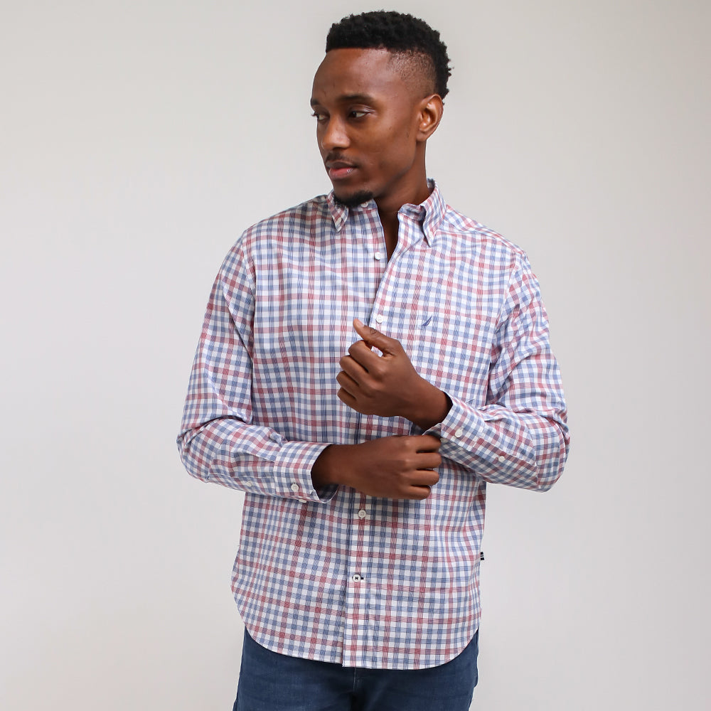 34% off on Nautica Men's Long Woven Shirt OneDayOnly