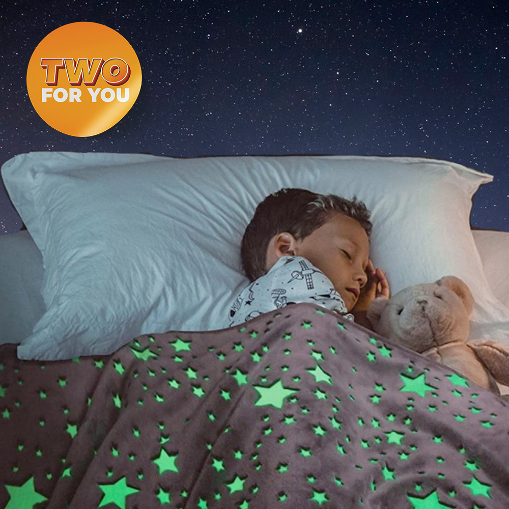 40 off on Pack of 2 Glow In The Dark Blankets OneDayOnly
