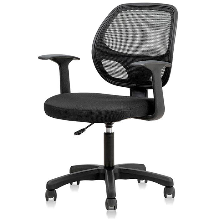 mesh back task chair with arms