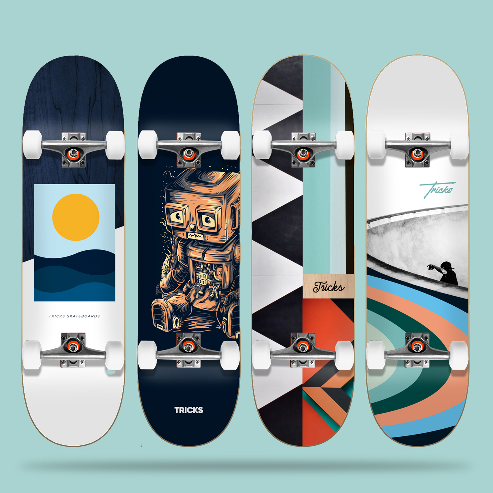 45% off on Tricks Complete Skateboard | OneDayOnly
