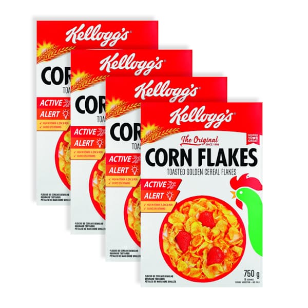 4x 750g Corn Flakes Cereal
