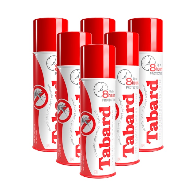 Tabard 6x 150g Aerosol Insect Repellents OneDayOnly