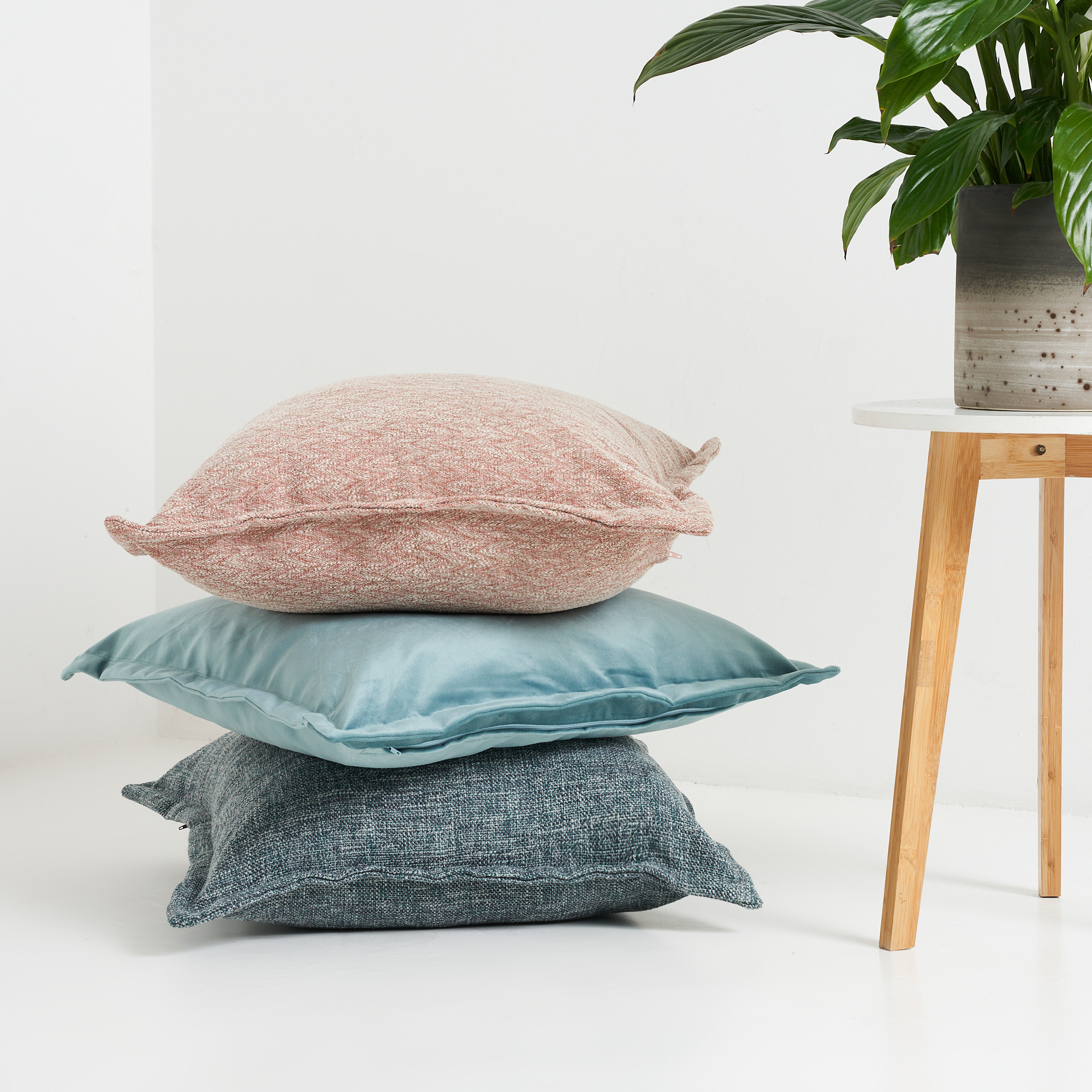 Velvet pillow available