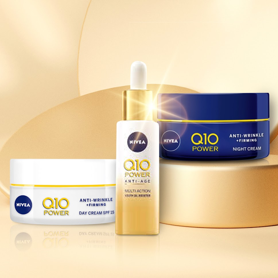 47 off on NIVEA 3Piece Q10 Face Bundle OneDayOnly