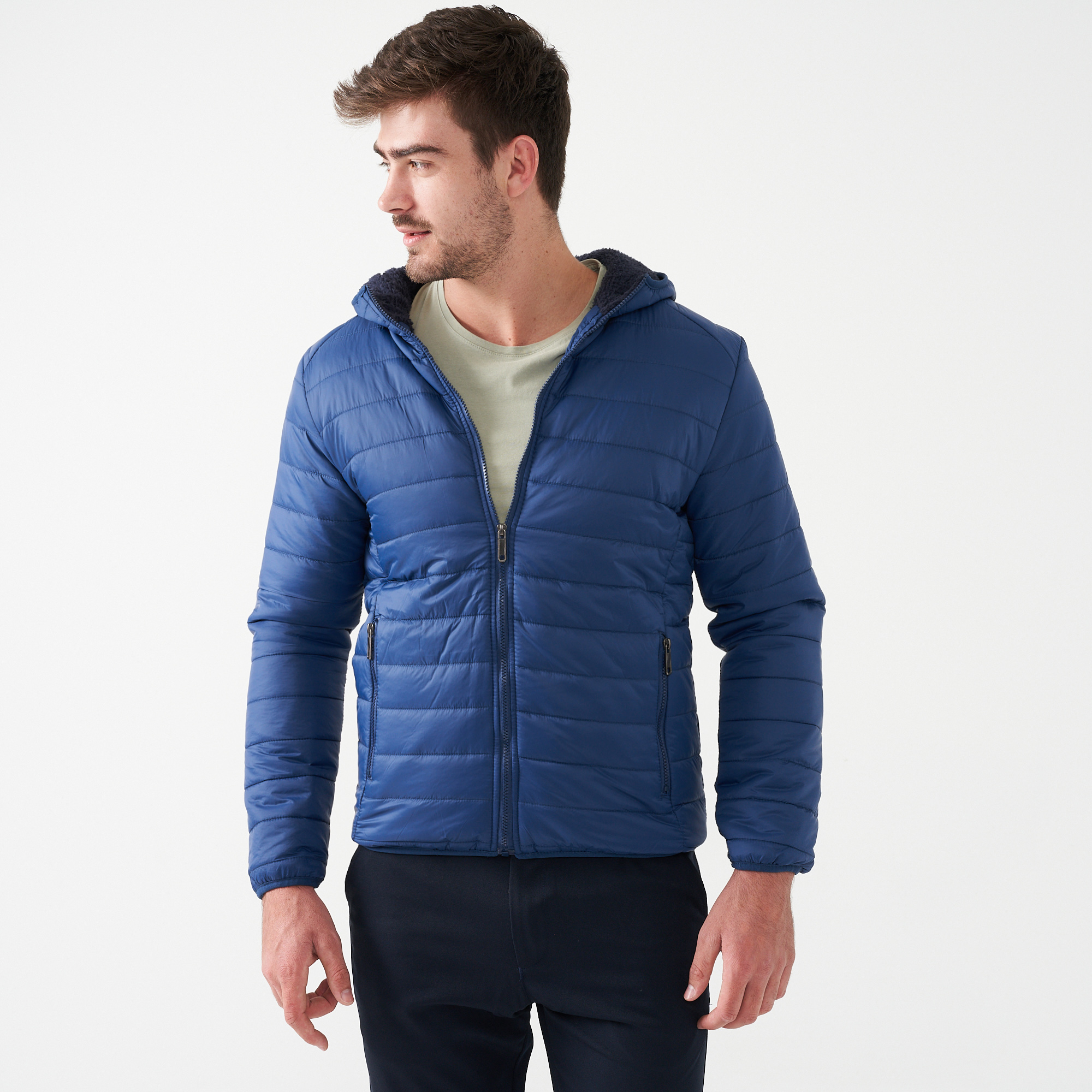 38% off on Mens Puffer Jacket with Hoodie | OneDayOnly