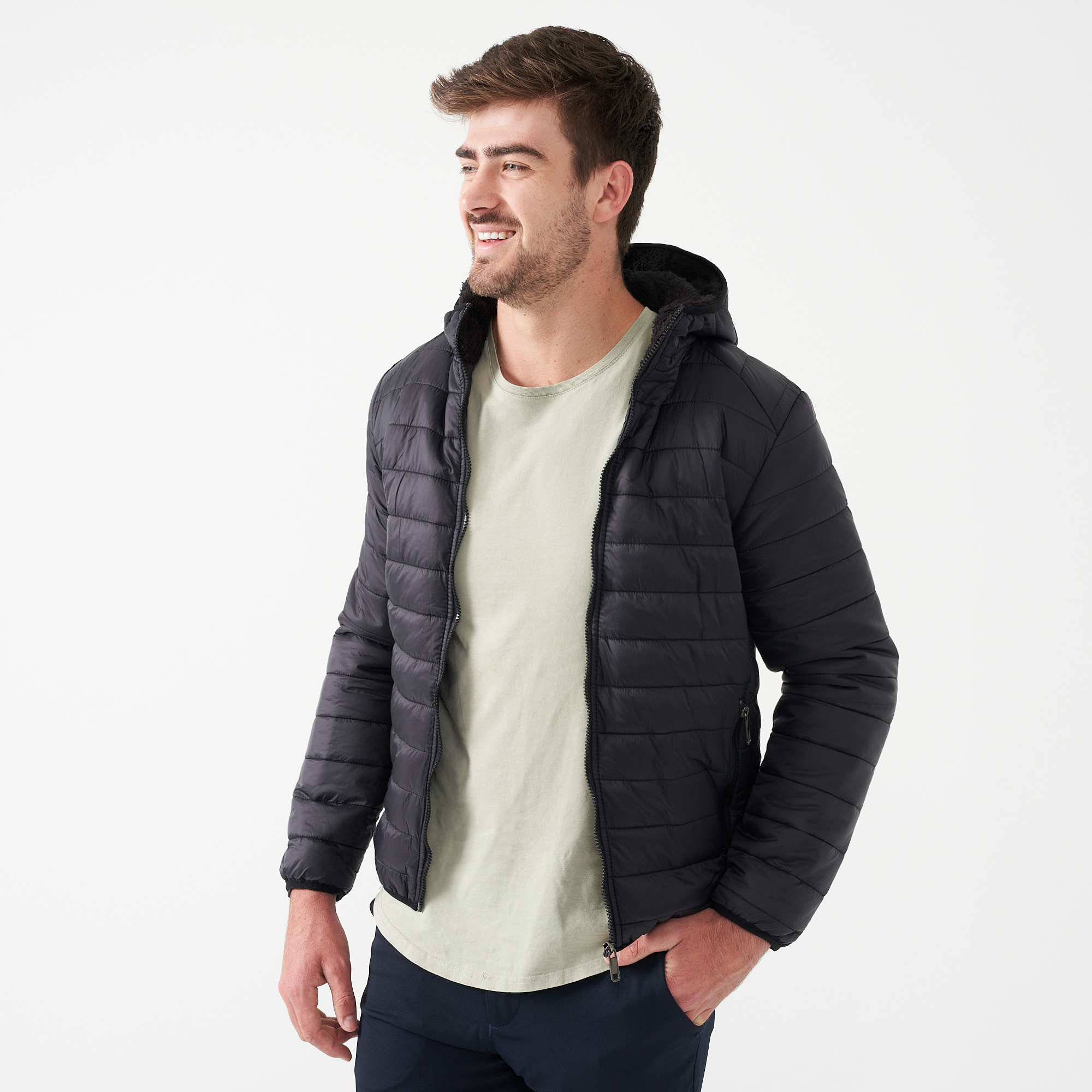 Coldcontrol lightweight hooded puffer on sale coat