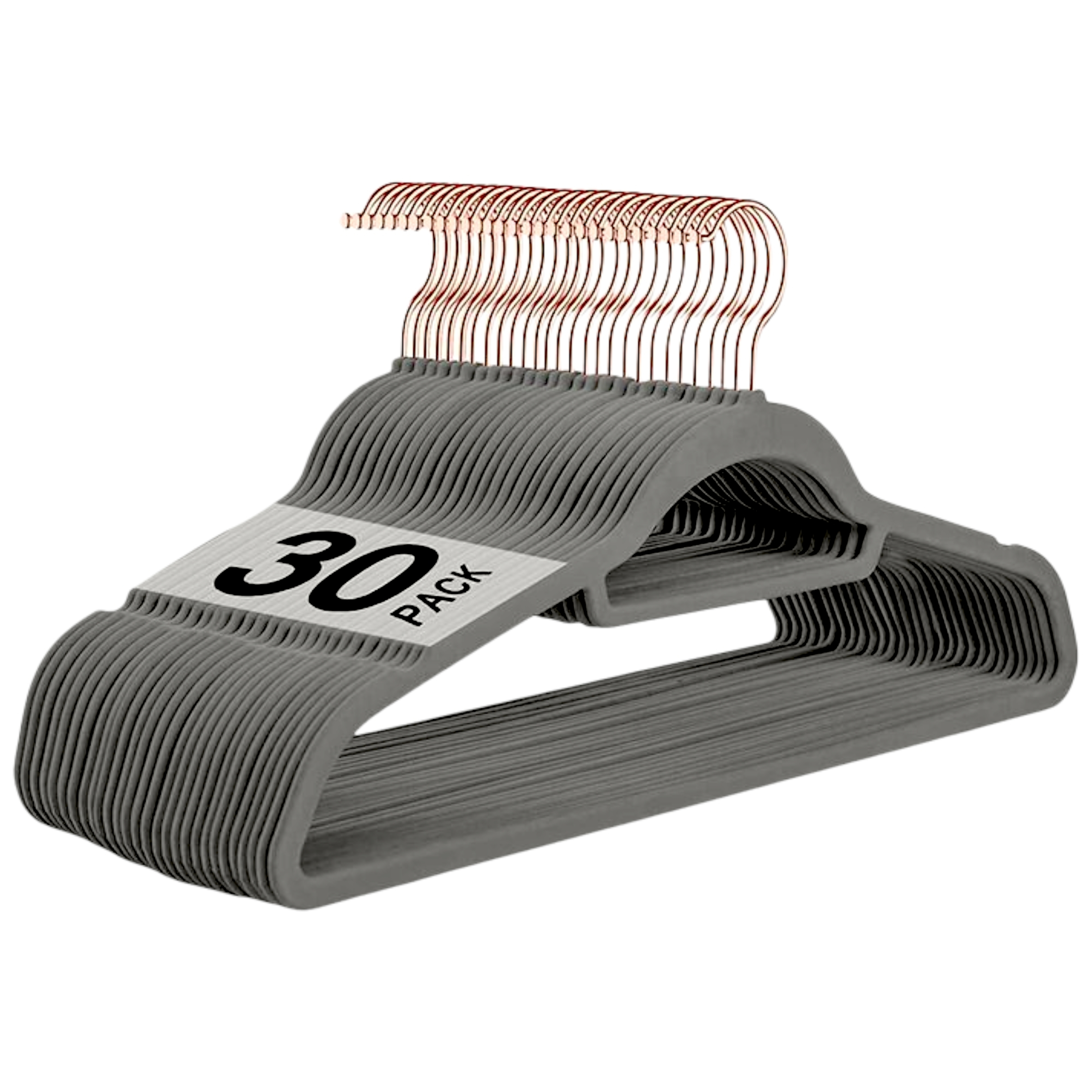 30x Non-Slip Velvet Hangers