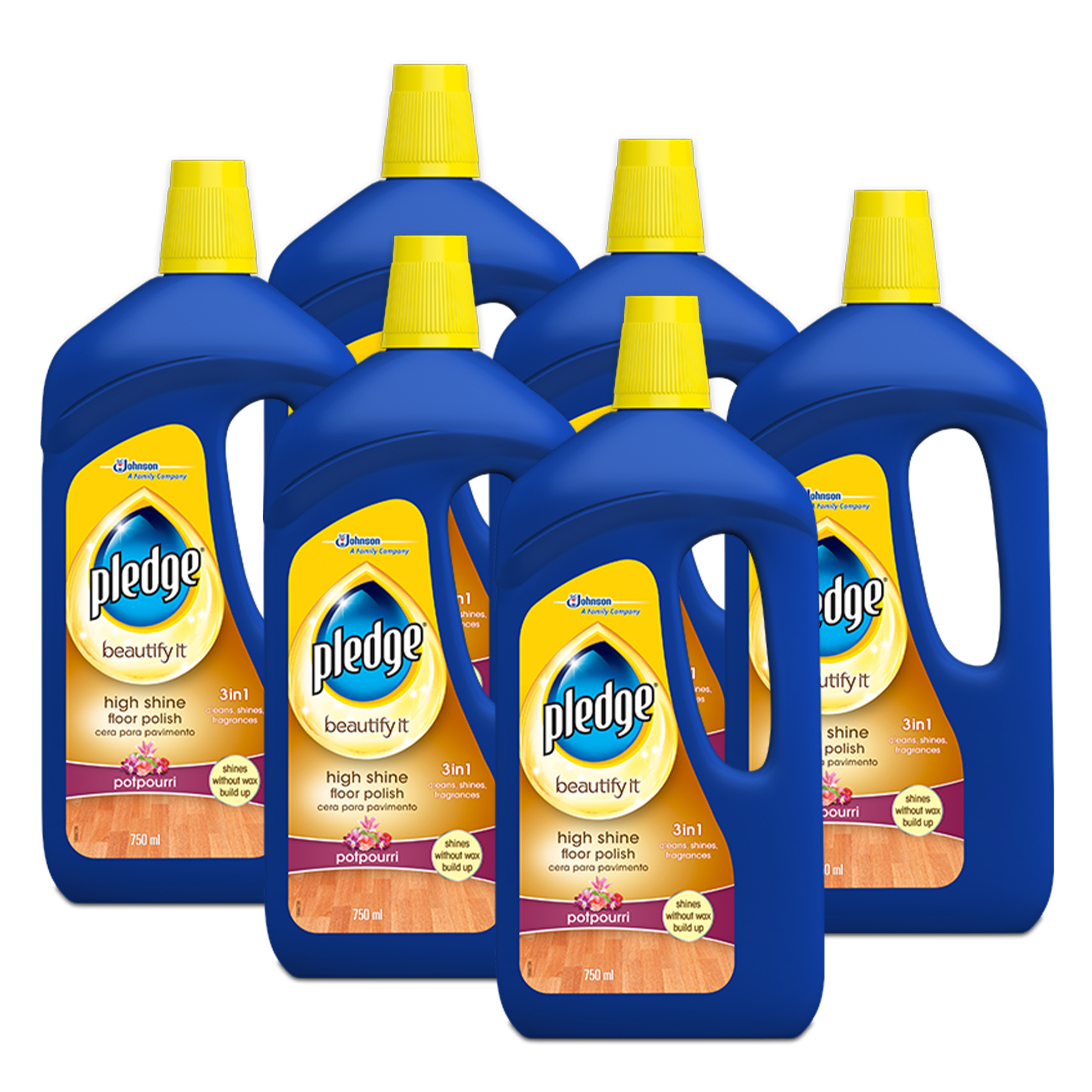 50 off on 6x 750ml Potpourri High Shine Floor Polish OneDayOnly