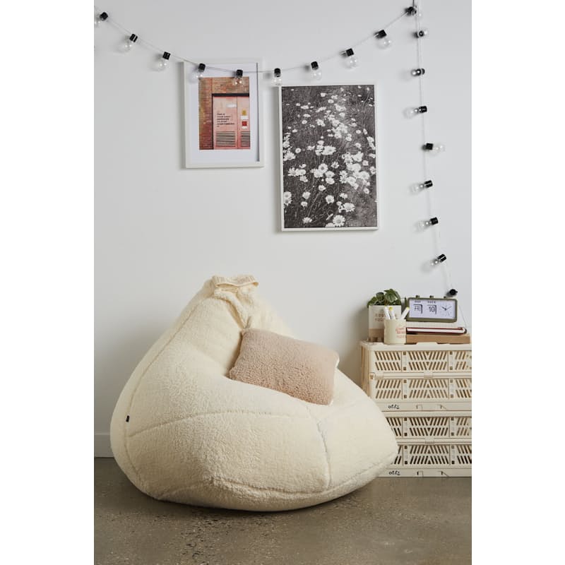 Ecru Sherpa (Bean bag not included)